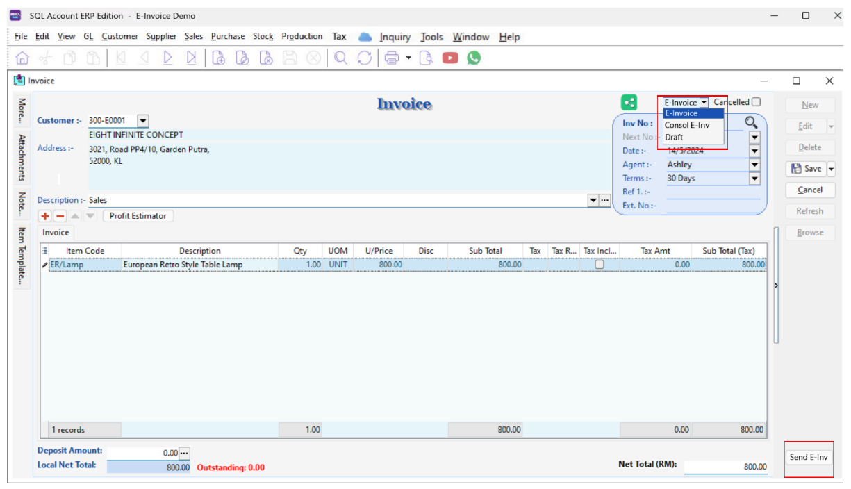 einvoice02-salesinvoice